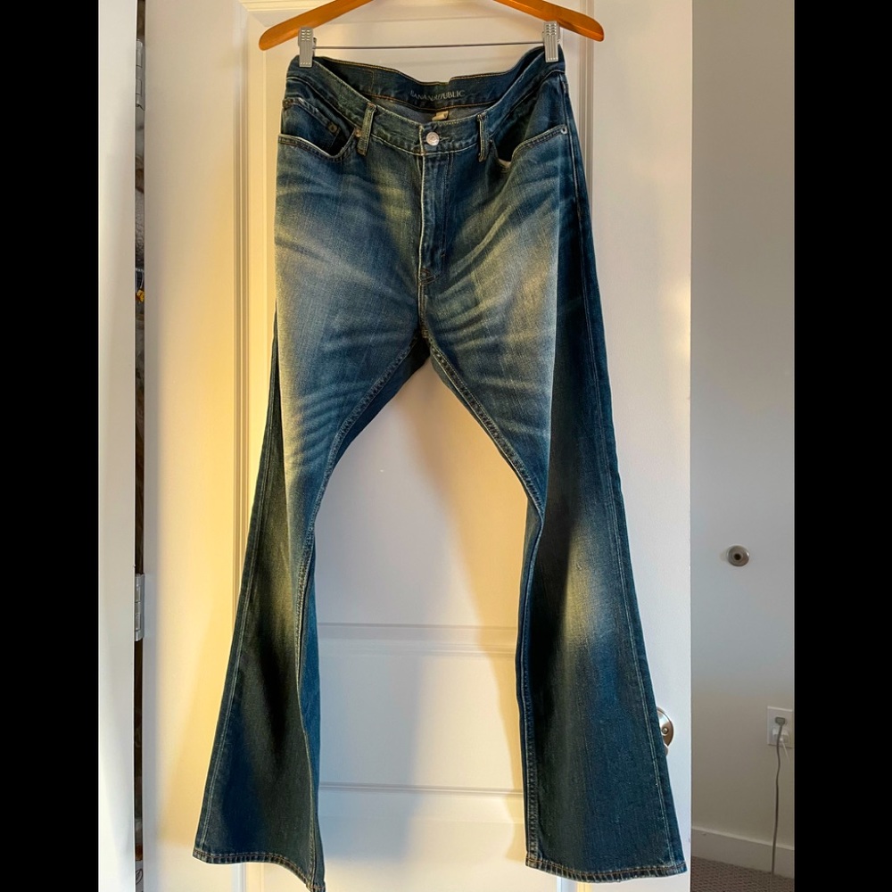 Banana Republic men’s vintage bootcut  premium jeans - size 34x32-NWOT